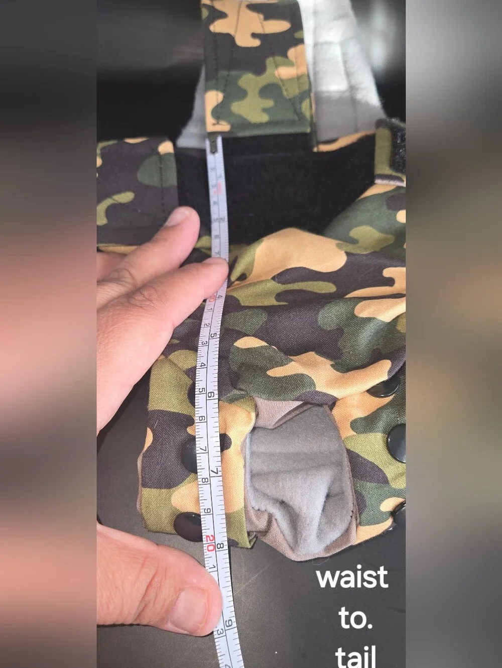 Barkertime Camo & Tan Diapper Overall - Beige Camouflage